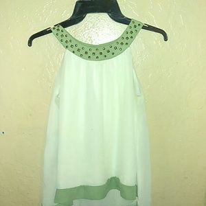 Peter pan collar blouse